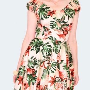 Voodoo Vixen Floral Pinup Dress